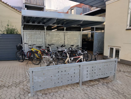 Affaldsskur/cykelskur  Klostergade
